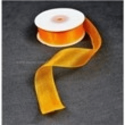 Orangefarbenes Chiffonband (1