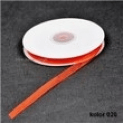 Orangefarbenes Chiffonband (1/4