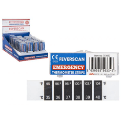 Temperaturmessstreifen