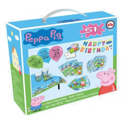Peppa Pig - Party-Koffer für 6 Personen