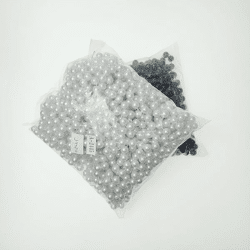 Perlen MIX schwarz, weiß