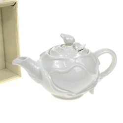 Porzellan Teekanne 10 cm in einer Schachtel