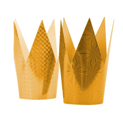 Prinzessin Papier Spitze gold