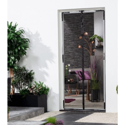 Magnetisches Vertikalrollo 100x210 mit floralem Muster