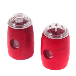 Salz- und Pfefferstreuer, rot