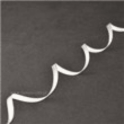 Satinband mit Goldfaden creme 030, 6mm, (30 yds) 27.43 m