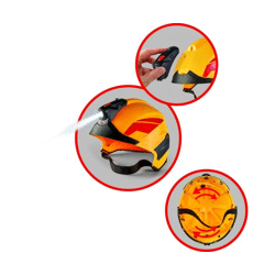 Simba - 108101000 - Feuerwehr Helm Rosenbauer mit Licht