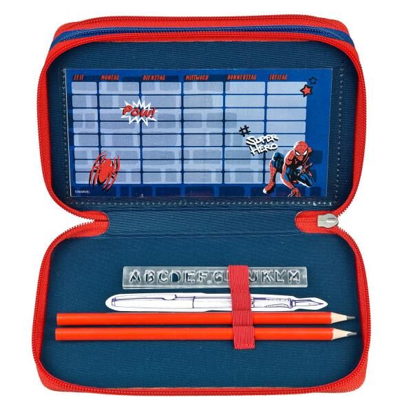 Spider-Man - Tripledecker, gef&uuml;lltes Sch&uuml;leretui