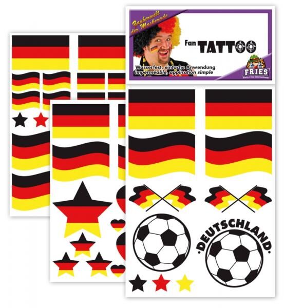 Tattoos FAN - Deutschland - 3-fach sortiert