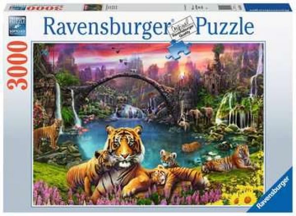 Tiger in paradiesischer Lagune - Puzzle - 3000 Teile