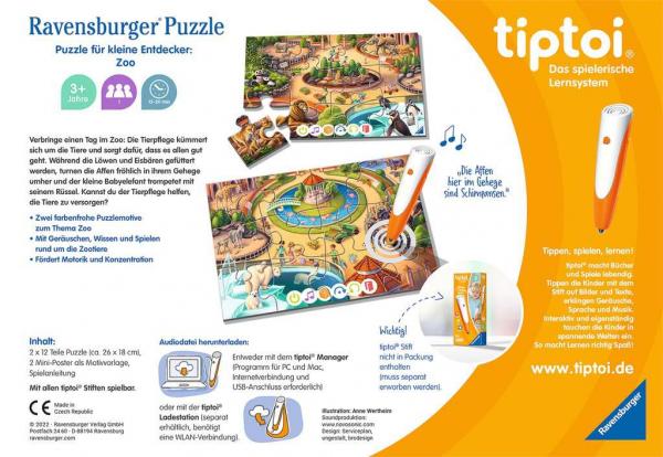 tiptoi&reg; - Puzzle f&uuml;r kleine Entdecker - Zoo