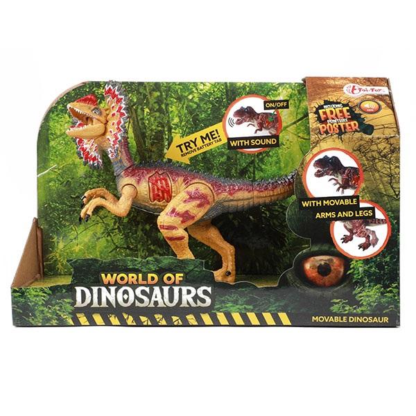 Toi-Toys - WORLD OF DINOSAURS - Bewegliches Dino mit Ton