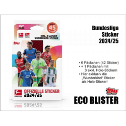 Topps Bundesliga Sticker 2024/2025 – ECO BLISTER