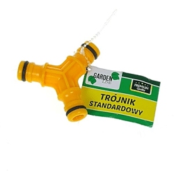 Standard-Kunststoff-Gartenschlauch-T-Stück