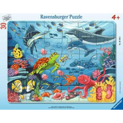 Unten im Meer 30-- Rahmenpuzzle - 48 Teile