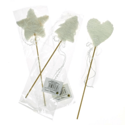 Weihnachtsdekoration auf einer Feder, ca. 28 cm MIXED Muster