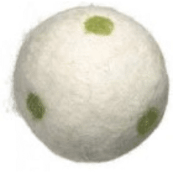 Wool decorative ball 6 cm, cream-colored