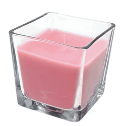 Duftkerze im Glas 10x10x10 cm