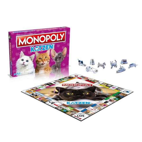 Winning Moves 04852 - Monopoly: Katzen - Brettspiel