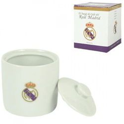 Zuckerdose mit Real Madrid Logo Porzellan 7 cm