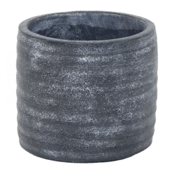 Blumentopf Turner grau 9 cm