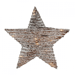 Countryfield Weihnachtsstern Valera LED auf Batterie 40 cm