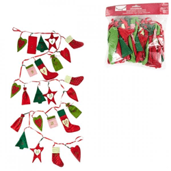 Deco Heitmann Advent calendar red/green 250 cm