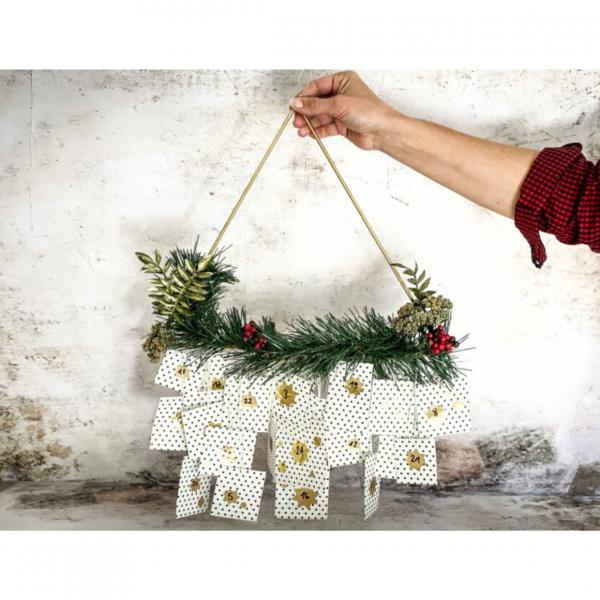 Dekoration DIY Weihnachtsbaum Metall schwarz 55 cm