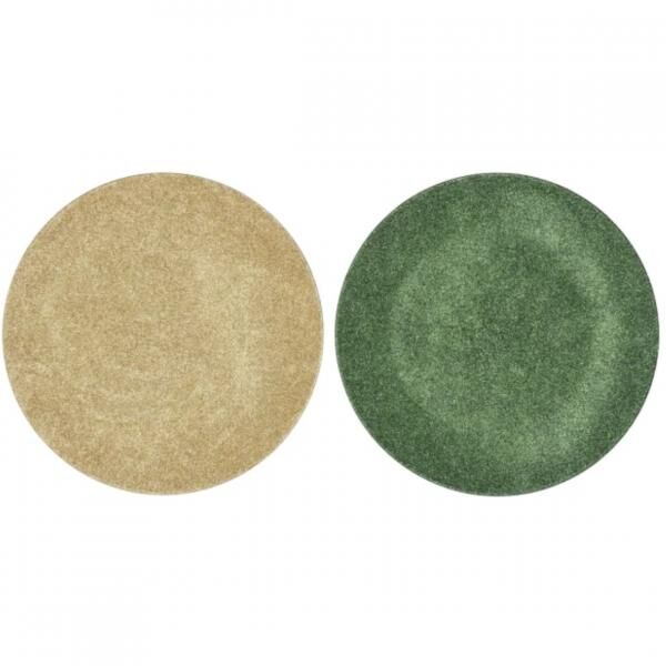 Dekoteller Melamin Shine grün/gold 18 cm 2fach sortiert