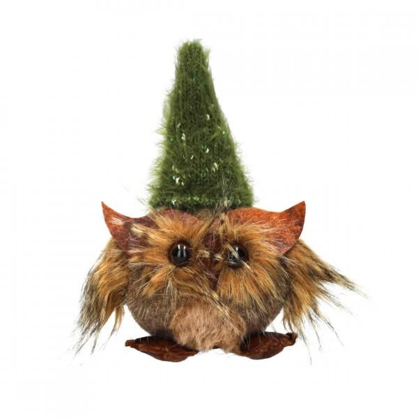 Türstopper Eule Hedwig grün 21 cm