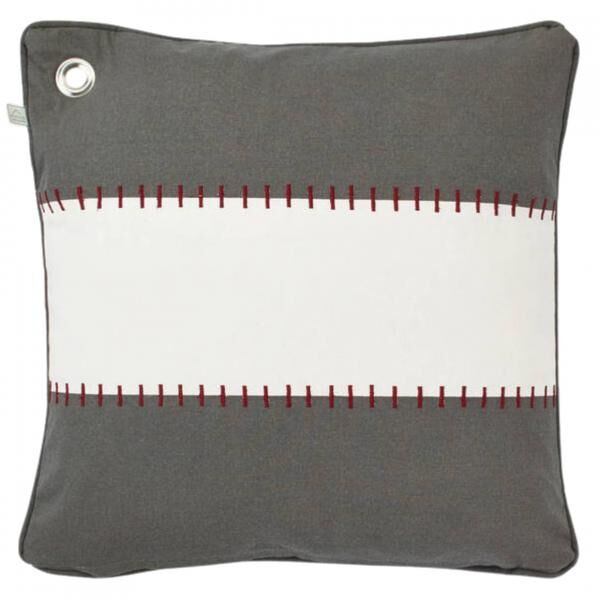 Dutch Decor Kissenbezug Ruder grau 45 x 45 cm