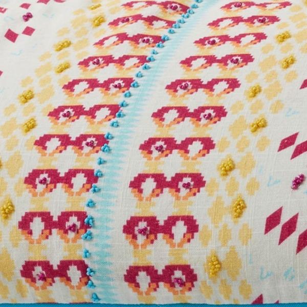 Dutch Decor Kissenbezug Saklan 30 x 50 cm blau