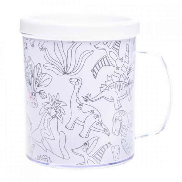 Färbe deine eigene Tasse Dinos 250 ml