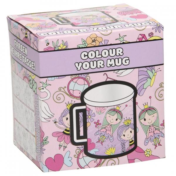 Färbe deine eigene Tasse Prinzessin 250 ml