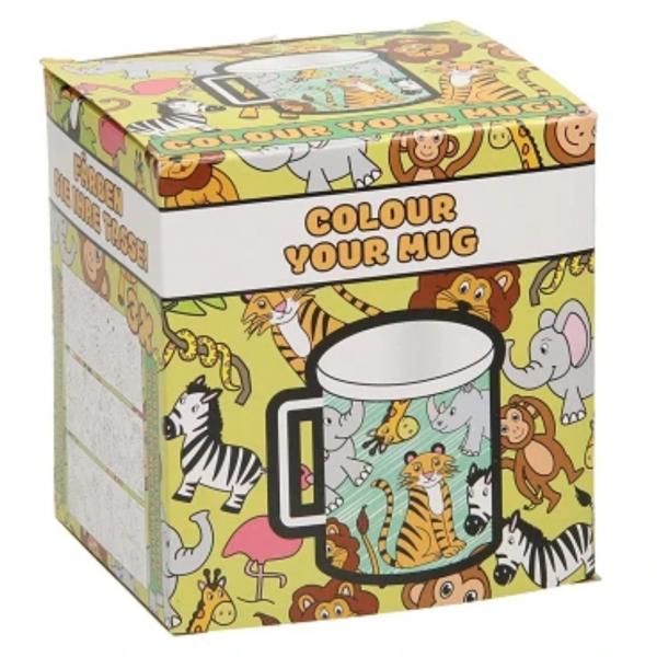 Färbe deine eigene Tasse Tiere 250 ml