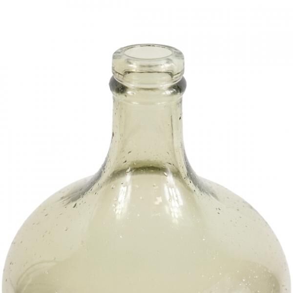 Flasche aus recyceltem Glas beige 30 cm