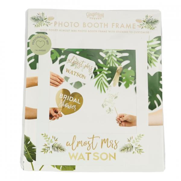 Ginger Ray Photobooth Rahmen gold/weiß 72 cm
