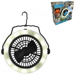 Grundig 2 in 1 Lampe/Ventilator LED auf Batterie 20 cm B-Wahl