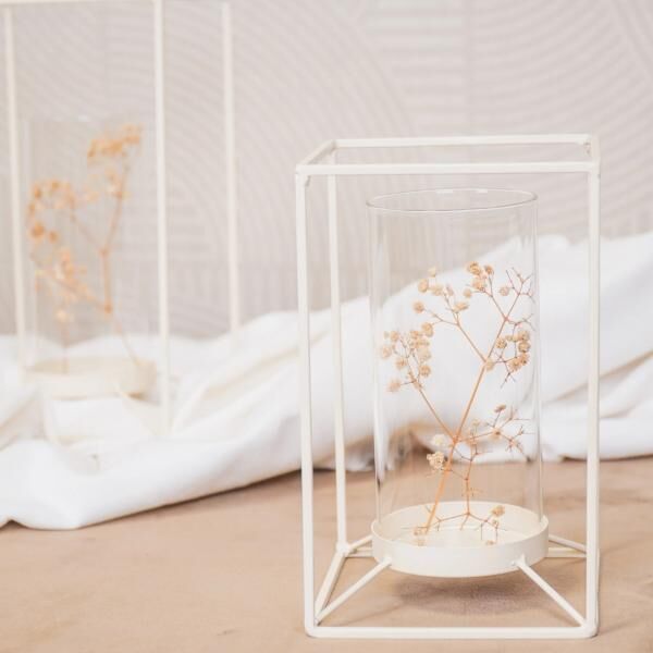 Housevitamin lantern white 25 cm