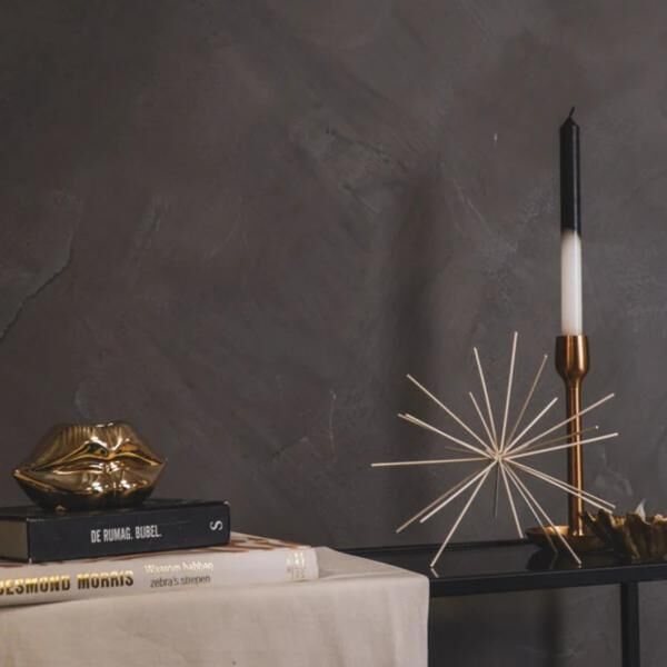 Housevitamin Ornament Feuerwerk Metall beige 25 cm