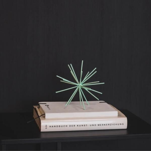 Housevitamin Ornament Feuerwerk Metall mintgrün 25 cm