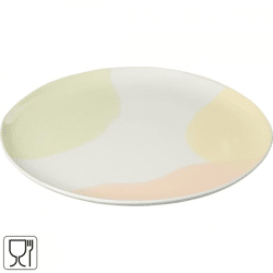 J-Line dinner plate Stain pastel 33 cm