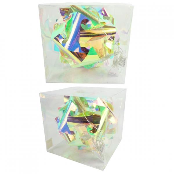 Weihnachts-LED-Kugel schillernd 30 cm