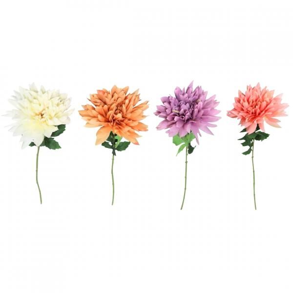 Künstliche Blume Dahlia 69 cm 4 sortiert