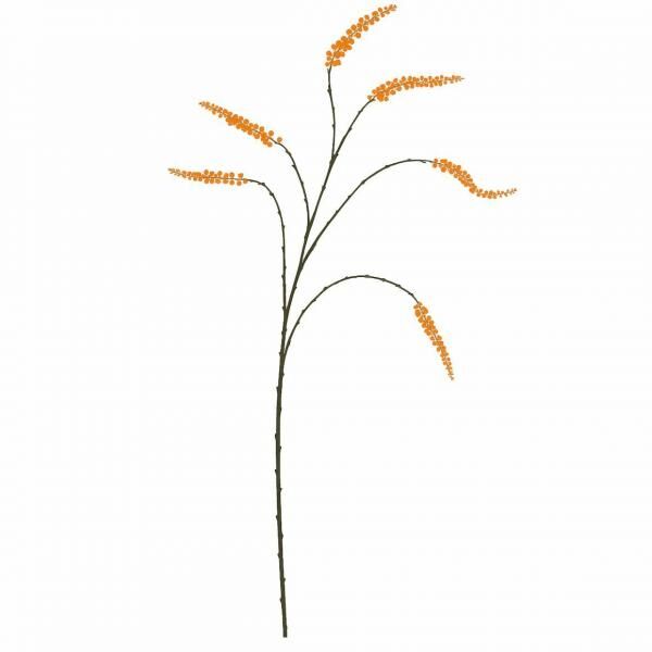 Künstlicher Zweig Beeren orange 115 cm