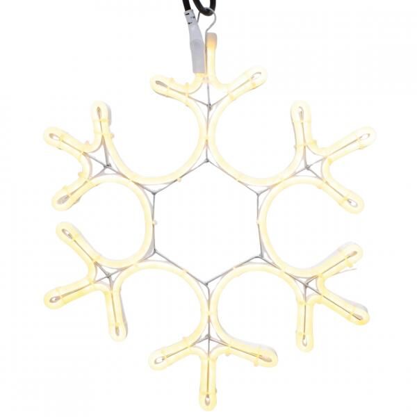 Lampe Schneeflocke LED EU Stecker 35 cm