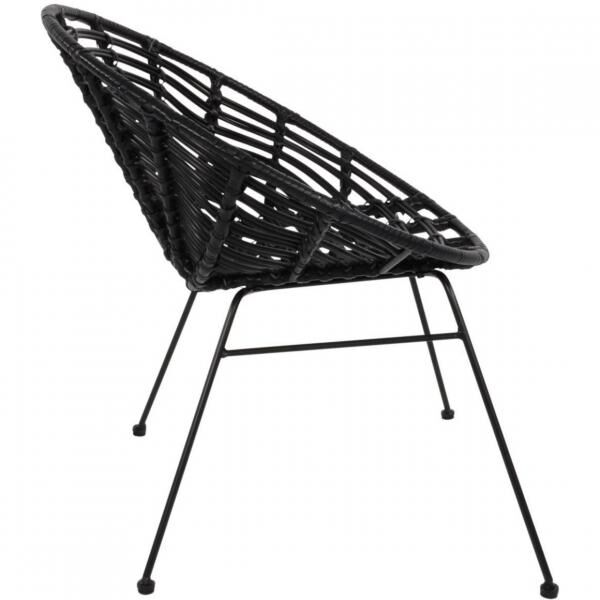 Lesli Living Stuhl Vero schwarz 77 cm