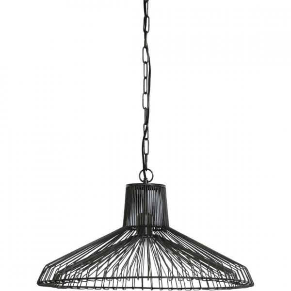 Light & Living Hängeleuchte Kasper schwarz 55 cm