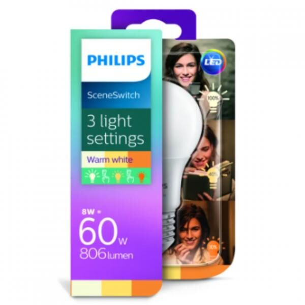 Philips LED-Lampe E27 60W
