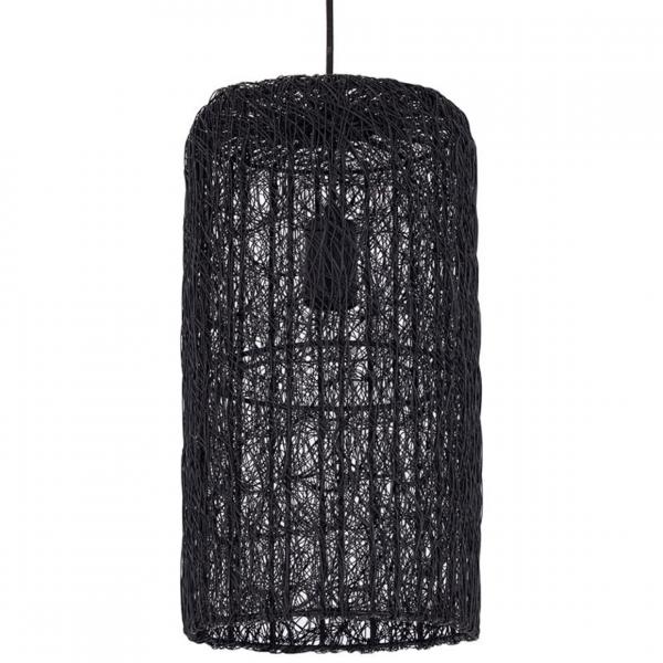 PTMD Hängeleuchte Idris schwarz 41 cm